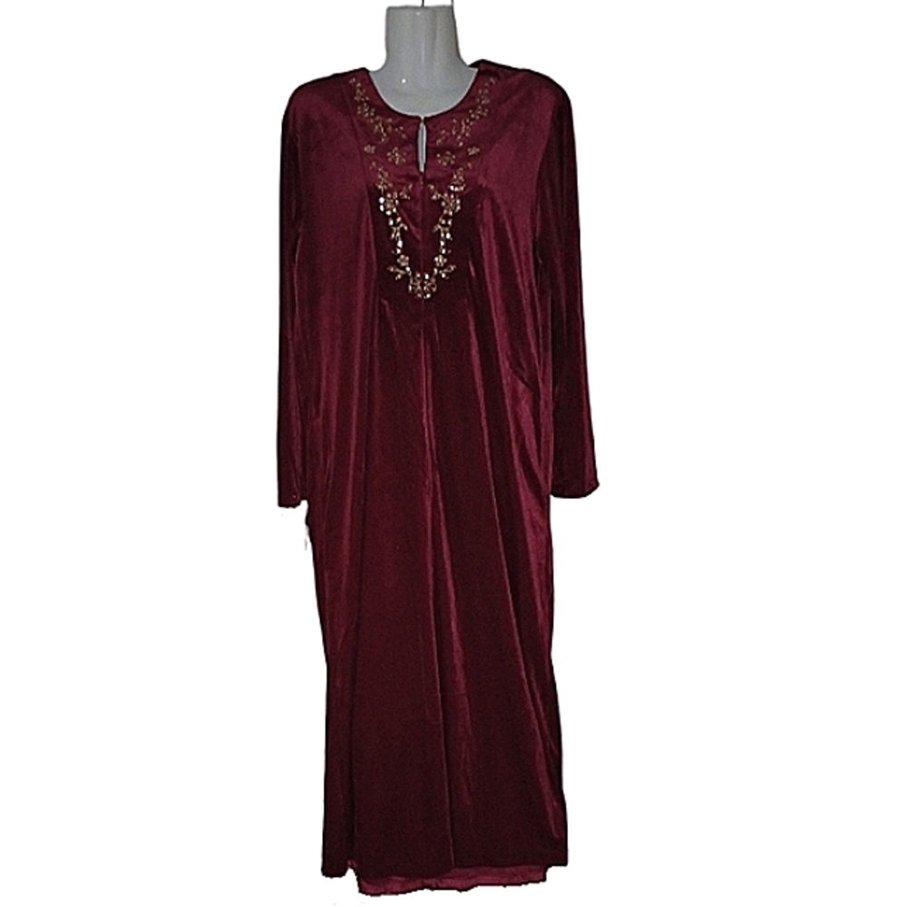 Red cozy lounger robe